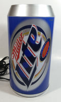 2004 Miller Brewing Co. Miller Lite True Pilsner Beer 10" Tall Beer Can Shaped Rotating Plug In Electric Lamp Light