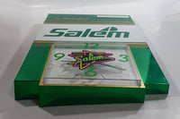 1992 Salem Tobacco "Flavour Seal" Green and White Clock Advertising Sign Cigarettes Smoking Collectible