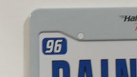 Hall of Fame Racing NASCAR "Raines 96" Tony Raines 2" x 3 1/2" Miniature Metal License Plate