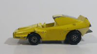 Rare Version (White Interior) 1972 Lesney Matchbox Superfast Woosh - N - Push No. 58 Yellow #2 Die Cast Toy Car Vehicle