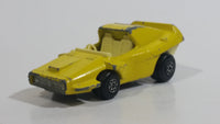 Rare Version (White Interior) 1972 Lesney Matchbox Superfast Woosh - N - Push No. 58 Yellow #2 Die Cast Toy Car Vehicle