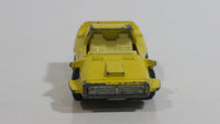 Rare Version (White Interior) 1972 Lesney Matchbox Superfast Woosh - N - Push No. 58 Yellow #2 Die Cast Toy Car Vehicle