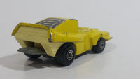 Rare Version (White Interior) 1972 Lesney Matchbox Superfast Woosh - N - Push No. 58 Yellow #2 Die Cast Toy Car Vehicle