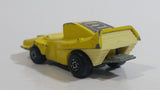 Rare Version (White Interior) 1972 Lesney Matchbox Superfast Woosh - N - Push No. 58 Yellow #2 Die Cast Toy Car Vehicle