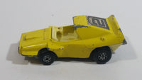 Rare Version (White Interior) 1972 Lesney Matchbox Superfast Woosh - N - Push No. 58 Yellow #2 Die Cast Toy Car Vehicle