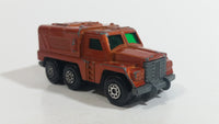 Vintage 1973 Lesney Matchbox Rolamatics No. 16 Badger Orange Radar Truck Die Cast Toy Car Vehicle