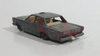 Vintage Lesney Matchbox Series Ford Galaxie No. 55/59 Red (Paint Worn Off) Die Cast Toy Car Vehicle Made in England