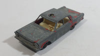 Vintage Lesney Matchbox Series Ford Galaxie No. 55/59 Red (Paint Worn Off) Die Cast Toy Car Vehicle Made in England