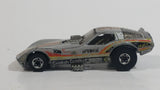 1982 Hot Wheels Vetty Funny Corvette Funny Car Grey Die Cast Toy Drag Racing Car Vehicle