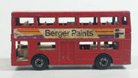 Vintage 1972 Lesney Matchbox Superfast No. 17 The Londoner Bus Berger Paints Red Die Cast Toy Car Vehicle