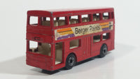 Vintage 1972 Lesney Matchbox Superfast No. 17 The Londoner Bus Berger Paints Red Die Cast Toy Car Vehicle