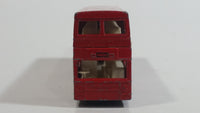 Vintage 1972 Lesney Matchbox Superfast No. 17 The Londoner Bus Berger Paints Red Die Cast Toy Car Vehicle