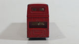 Vintage 1972 Lesney Matchbox Superfast No. 17 The Londoner Bus Berger Paints Red Die Cast Toy Car Vehicle