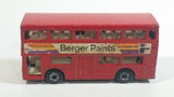 Vintage 1972 Lesney Matchbox Superfast No. 17 The Londoner Bus Berger Paints Red Die Cast Toy Car Vehicle