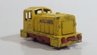 Vintage 1978 Lesney Matchbox Superfast No. 24 Shunter Train Locomotive Yellow Die Cast Toy Car Railway Railroad Vehicle