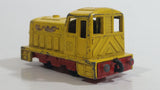 Vintage 1978 Lesney Matchbox Superfast No. 24 Shunter Train Locomotive Yellow Die Cast Toy Car Railway Railroad Vehicle