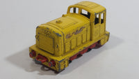 Vintage 1978 Lesney Matchbox Superfast No. 24 Shunter Train Locomotive Yellow Die Cast Toy Car Railway Railroad Vehicle