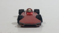 Vintage 1973 Lesney Matchbox Superfast No. 21 Team Matchbox Dark Red Die Cast Toy Race Car Vehicle