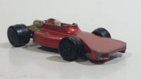 Vintage 1973 Lesney Matchbox Superfast No. 21 Team Matchbox Dark Red Die Cast Toy Race Car Vehicle