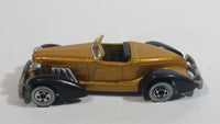 1983 Hot Wheels Auburn 852 Metalflake Gold Die Cast Toy Car Vehicle - WW - Malaysia