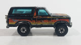 1982 Hot Wheels Ford Bronco Black Die Cast Toy Car SUV Vehicle BW Hong Kong