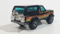 1982 Hot Wheels Ford Bronco Black Die Cast Toy Car SUV Vehicle BW Hong Kong