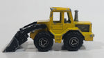 Vintage Majorette Tracto Bull Dozer Front End Loader No. 211 & 263 Yellow Black 1/87 Scale Die Cast Toy Construction Equipment Vehicle