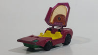 Vintage 1973 Lesney Matchbox Rolamatics No. 39 Clipper Magenta Dark Pink Die Cast Toy Car Vehicle