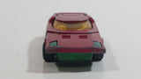 Vintage 1973 Lesney Matchbox Rolamatics No. 39 Clipper Magenta Dark Pink Die Cast Toy Car Vehicle