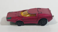 Vintage 1973 Lesney Matchbox Rolamatics No. 39 Clipper Magenta Dark Pink Die Cast Toy Car Vehicle