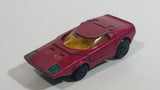 Vintage 1973 Lesney Matchbox Rolamatics No. 39 Clipper Magenta Dark Pink Die Cast Toy Car Vehicle