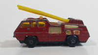 Vintage 1975 Lesney Matchbox Superfast No. 22 Blazed Blaster Red Fire Truck Die Cast Toy Firefighting Vehicle