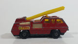 Vintage 1975 Lesney Matchbox Superfast No. 22 Blazed Blaster Red Fire Truck Die Cast Toy Firefighting Vehicle