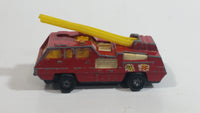 Vintage 1975 Lesney Matchbox Superfast No. 22 Blazed Blaster Red Fire Truck Die Cast Toy Firefighting Vehicle