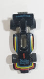 1983 Hot Wheels Real Riders Malibu Grand Prix Good Year Tires Black Die Cast Toy Race Car Vehicle TRR