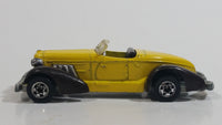 1981 Hot Wheels Repaints Auburn 852 Yellow Die Cast Toy Car Vehicle - BW Hong Kong