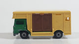 Vintage 1977 Lesney Matchbox Superfast No. 40 Bedford Horse Box Truck Green and Beige Die Cast Toy Car Vehicle