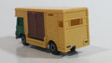 Vintage 1977 Lesney Matchbox Superfast No. 40 Bedford Horse Box Truck Green and Beige Die Cast Toy Car Vehicle