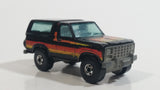 1982 Hot Wheels Ford Bronco Black Die Cast Toy Car SUV Vehicle BW Malaysia