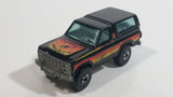 1982 Hot Wheels Ford Bronco Black Die Cast Toy Car SUV Vehicle BW Malaysia