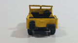 Vintage 1976 Lesney Matchbox Superfast No. 11 Sleet-N-Snow Jeep Yellow Die Cast Toy Car Vehicle