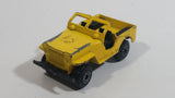 Vintage 1976 Lesney Matchbox Superfast No. 11 Sleet-N-Snow Jeep Yellow Die Cast Toy Car Vehicle