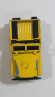 Vintage 1976 Lesney Matchbox Superfast No. 11 Sleet-N-Snow Jeep Yellow Die Cast Toy Car Vehicle