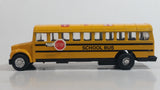 Free Wheel Canada Yellow School Bus Pullback Friction Motorized Die Cast Toy Car Vehicle with Fold Out Stop Sign