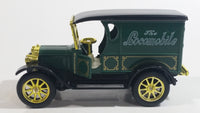 Unknown Brand The Locomobile Dark Green and Gold Pullback Friction Motorized Die Cast Toy Classic Antique Car Vehicle