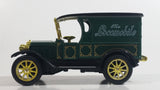 Unknown Brand The Locomobile Dark Green and Gold Pullback Friction Motorized Die Cast Toy Classic Antique Car Vehicle