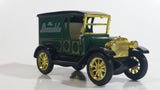 Unknown Brand The Locomobile Dark Green and Gold Pullback Friction Motorized Die Cast Toy Classic Antique Car Vehicle