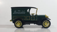 Unknown Brand The Locomobile Dark Green and Gold Pullback Friction Motorized Die Cast Toy Classic Antique Car Vehicle