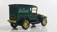 Unknown Brand The Locomobile Dark Green and Gold Pullback Friction Motorized Die Cast Toy Classic Antique Car Vehicle