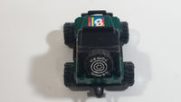 1987 Remco 4 Wheel Drive 4x4 Jeep STP Autolite Green and Black Die Cast Toy Car Off-Roading Vehicle